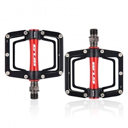 MOVIGOR Mountain Bike Pedal MOVIGOR 9 / 16" CNC Mountain Bike Pedals with 2 Sealed Bearings, Anti-Slip Durable MTB BMX Road Flat Pedals Cycle Bicycle Pedals - DU + Bearing / Aluminum Body + CR-MO Axle | Net Weight 305g / 0.67LB