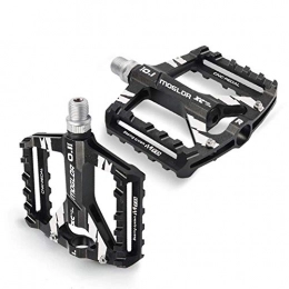 Moglor Spares MTB Bike Pedals BMX Mountain Road Cycling Bicycle Flat Pedal 9 / 16" Thread Spindle Non-Slip Aluminum Alloy Durable Fixed Gear with Sealed Bearing Axle