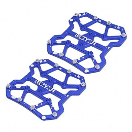 BGGPX Mountain Bike Pedal MTB Mountain Pedal Platform Adapters Bicycle Clipless / Fit For SPD / Fit For KEO Pedal Platform 90 * 90mm Aluminum Alloy (Color : Blue)