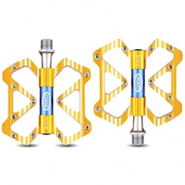 NOLOGO Mountain Bike Pedal Mtb Pedals Bike Peddles Bicycle Pedals Cycling Accessories Mountain Bike Accessories Road Bike Pedals Cycle Accessories Bike Accessories Bmx Pedals Pedals Bike (Color : Yellow)