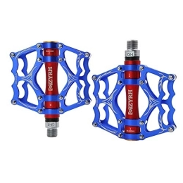 Csheng Spares Mtb Pedals Mountain Bike Pedals Bmx Pedals Road Bike Pedals Bicycle Pedals Bike Accesories Flat Pedals Bicycle Accessories Bike Accessories blue+red, free size