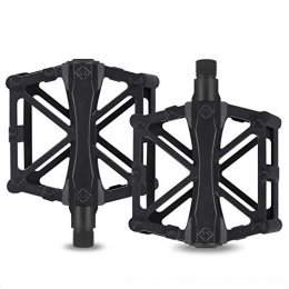 MuMa Spares MuMa Bicycle Cycling Bike Pedals, For 9 / 16 MTB BMX Mountain Road Bike Accessories (Color : Black)