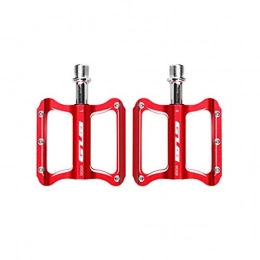 Muziwenju Spares MUZIWENJU Bicycle Pedals, Aluminum Alloy Mountain Bike Pedals Bearing Universal, Road Bicycle Accessories (Color : Red)