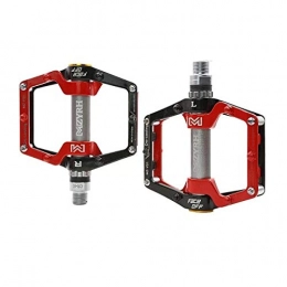 Muziwenju Spares MUZIWENJU Bicycle Pedals Mountain Bike Pedals Road Bike Pedals With Nails Anti-slip Lightweight Palin Aluminum Alloy Bearing Stepping Pedals (Color : A1)