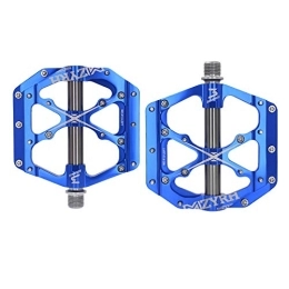 Mzyrh Spares MZYRH Mountain Bike Pedals Non-Slip Alloy Flat Pedals 9 / 16" 3 Bearing for Road BMX MTB Fixie Bikes