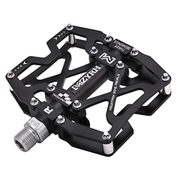 Mzyrh Spares MZYRH Mountain Bike Pedals, Ultra Strong Colourful CNC Aluminium Alloy Machined 9 / 16 Inch Wheel Seal 3 Bearings Tyre Resistant Waterproof Anti-Dust