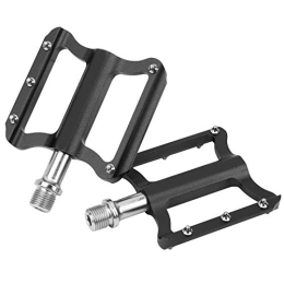 needlid Spares needlid Mountain Bike Pedal, Easy to Install and Use, Durable Bike Pedal, 10x80x20mm 9 / 16 Thread for Road Bikes Mountain Bikes(black)