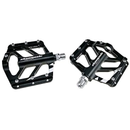 NEHARO Mountain Bike Pedal NEHARO Bicycle Riding Platform Pedal Mountain Bike Pedals 1 Pair Aluminum Alloy Antiskid Durable Bike Pedals Surface For Road Bike 6 Colors (SMS-TIGER) Bicycle Parts (Color : Purple)