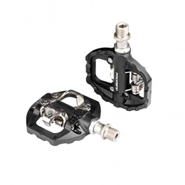 NHP Spares NHP Bicycle pedals, single-sided lock pedals for mountain bikes, flat pedals with aluminum alloy bearings, shoe lock pedals
