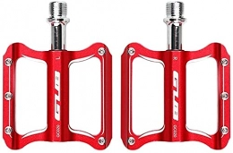 NKTJFUR Spares NKTJFUR Bike Pedals Aluminum Alloy Mountain Bike MTB Pedals Road Cycling Sealed Bearing Bicycle Pedals Bike Pedal Parts Bicycle Pedals (Color : 020 Red)