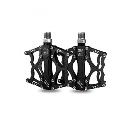 No logo Spares NO LOGO SSGFZ Mountain Bike Pedals, Ultra Strong Colorful CNC Machined 9 / 16" Cycling Sealed 2 / 3 Bearing Pedals Strong And Sturdy (Color : Black (3 bearings))