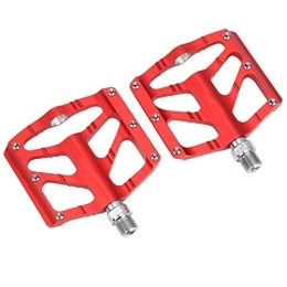 Nofaner Mountain Bike Pedal Nofaner Bike Pedals, Lightweight Aluminum Alloy Flat Pedals Cycling Footpegs for Mountain Bike Accessory
