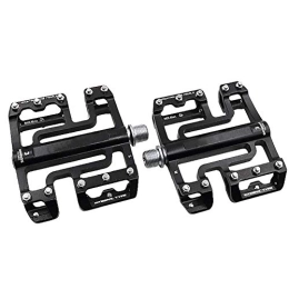  Mountain Bike Pedal Non-Slip Non-Slip Mountain Bike Pedals, Ultra Strong Colorful Cr-Mo CNC Machined 9 / 16" 3 Sealed Bearings for Road BMX MTB Fixie Bikes