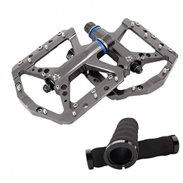 NXXML Spares NXXML Bicycle Pedals, MTB Bike Pedals, CNC Machined Aluminum Alloy Body Cr-Mo 9 / 16", Ultralight BMX Bicycle Road Bike Hybrid Pedals