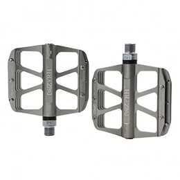 NZKW Spares NZKW Bike Pedals, Aluminum Alloy Sealed Bearing Anti-slip 9 / 16" Cycle Platform Hybrid Pedals, for Road / Mountain / MTB / BMX Bike(Grey)