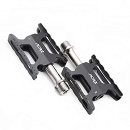 NZKW Spares NZKW Cycling Bike Pedals, Aluminum alloy Sealed bearing Non-Slip Hybrid Platform Flat Pedals, For Folding bike / Mountain Cycling / Road Bike / MTB(Black)