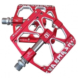 NZKW Mountain Bike Pedal NZKW Durable Alloy Bike Pedal, 3 Bearing High-Strength Non-Slip 9 / 16 Screw Thread Spindle Mountain Road In-Mold CNC Machined Aluminum Alloy Bicycle Pedal