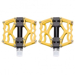 OhhGo Spares OhhGo 1 Pair Aluminium Alloy Mountain Bike Road Bicycle Lightweight Pedals Replacement (Silver)