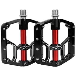 OLIMY Spares OLIMY Bike Pedal Mountain Bike 3 Bearing Platform Pedal Anti-Slip Bicycle Foot Pedal 12x10.5mm / 4.7x4.1in Bicycle Accessories