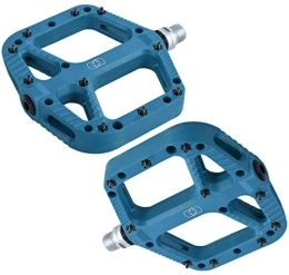 Oxford Spares Oxford Loam 20 Flat Mountain Bike Pedals - Blue / Lightweight Nylon Plastic MTB Bicycle Cycling Cycle Platform Part Sticky Grip Downhill Enduro Trail Off Road Freeride 20 Pin 9 / 16 Axle Pedal Pair