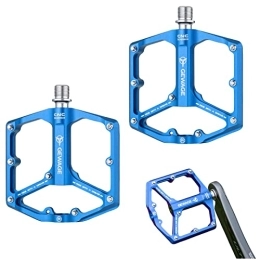P/ Bicycle Platform Pedals - Aluminum Alloy Bicycle Wide Platform Flat Pedals,Sealed Bearing Design Mountain Bike Pedal