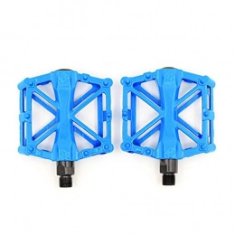 Aouoihnb Spares Pair Aluminum Alloy Mountain Bicycle Cycling Pedals Long Service Life And Easy To Use Suitable For All Mountain Bike (Color : Blue)