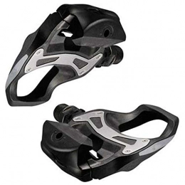 Ramble Spares Pair Aluminum Alloy Self-locking Road Mountain Bicycle Pedals for PD R550 R540- SPD SL Clipless Road Pedals(R540, black)