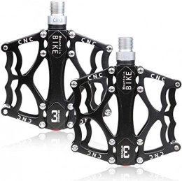 FEZBD Mountain Bike Pedal Pair Bike Pedals for MTB Road Bicycle Anti-Slip Ultralight Mountain Bike Pedals Carbon Fiber Cycling Pedals