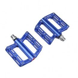 linjunddd Spares Pair Bike Pedals Lightweight Alloy Mountain Bike Pedal Universal Bike Platform Pedals Blue Suitable for Sports Lovers