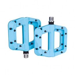 CZWNB Spares Pedals, A pair of ultra-light non-slip mountain bike nylon pedals bicycle pedals mountain bike. (Color : Blue)