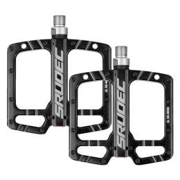 Pedals, Aluminum Flat Mountain Pedals, Wide Paltform Pedals With 3 Sealed Bearings Professional Durable Foot Pegs Pedals For Bicycles, Mountain And Road Bikes