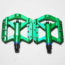 Security Accessory Mountain Bike Pedal Pedals, Bike Spares Bicycle Pedal Anti-slip Ultralight MTB Mountain Bike Pedal Sealed Bearing Pedals Bicycle Accessories (Color : Green)