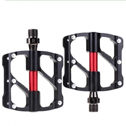 Security Accessory Spares Pedals, Bike Spares Bike Pedal 3 Bearings Anti-slip Ultralight CNC MTB Mountain Bike Pedal Sealed Bearing Pedals Bicycle Accessories (Color : B 262 black)