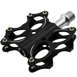 Pedals Spares Pedals Cycling Bike, Aluminum Alloy Mountain Bike MTB Road Cycling, Bearings Bicycle Ultralight, Black