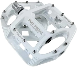 XCC Spares Pedals For Mountain Bike Bicycle Pedals Flat Pedals Mtb Pedals Fooker Pedals Pedals For Road Bike Bike Pedals Metal Bike Pedals Pedal Pedals Mountain Bike Pedals Metal Pedals (Color : White, Size :