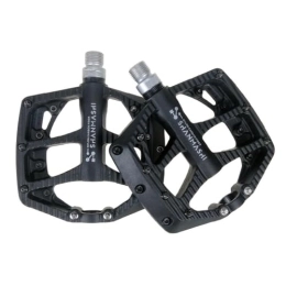 Pedals Mountain Bike Pedals Wide 2 Bearings Lightweight Nylon Carbon Fiber Bicycle Platform Pedals For BMX 2 Bearings Riding Pedal