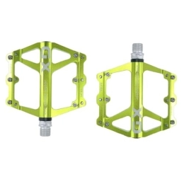 Lerpwige Spares Pedals Mountain Bike Pedals Wide Bearing Lightweight Aluminum Alloy Fiber Bicycle Platform Pedal for Road Bike Bicycle Pedal Mountain Road Bike
