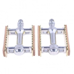 perfeclan Mountain Bike Pedal Perfeclan 2Pcs Vintage Mountain Bike Pedals Replacement - Universal fit Road Bicycle Cycling Touring - Select Colors - Gold