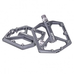 perfeclan Spares Perfeclan Mountain Bike Pedals Flat Bicycle Pedals 9 / 16 Lightweight Road Bike Pedals Sealed Bearing Flat Pedals for MTB - Titanium
