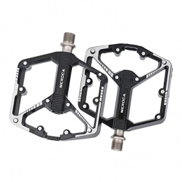 perfeclan Mountain Bike Pedal Perfeclan Mountain Bike Pedals MTB Pedals 9 / 16-Inch Sealed Bearing Lightweight Bicycle Platform Flat Pedals for Road Mountain BMX MTB Bike Cycling Parts - Black