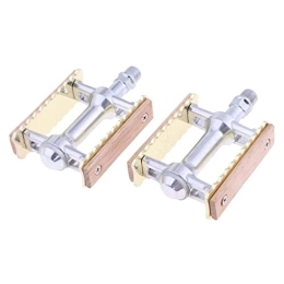 perfk Spares perfk Bike Bicycle Pedals MTB BMX Bearing Aluminum Alloy Platform Pedals for Mountain Cycling Road Bicycles, Gold