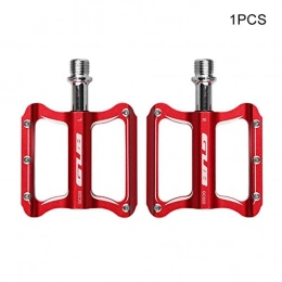 Piore Spares Piore Bicycle Aluminum Alloy Pedal Folding Bike Mountain Bicycle Ultralight Pedal Bike Multi-color Pedal Accessories, Red