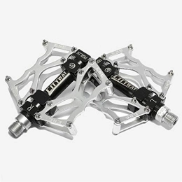 QDY Spares QDY-Mountain Bike Pedals, Ultra-Light Aluminum Bearing Pedals, Bicycle Accessories, Silver