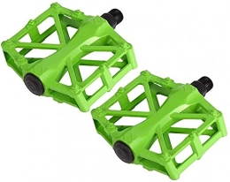 QIANMEI Spares QIANMEI wide pedals Aluminum Cycling Bike Pedals|Anti-slip Cycling Bicycle Pedals|for Road / Mountain / MTB / BMX Bike, Green