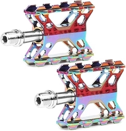 QIANMEI Mountain Bike Pedal QIANMEI wide pedals Mountain Bike Pedals|14MM Colorful Bicycle Pedals|Sealed Bearing Bicycles Accessories| for Outdoor Riding