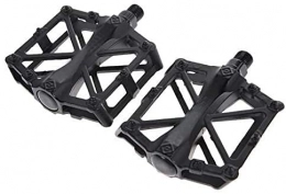QIANMEI Mountain Bike Pedal QIANMEI wide pedals Mountain bike pedals|9 / 16" Thread Parts|Lightweight MTB Road Bicycle Pedals for Spin Bike, Exercise Bike, Road Bike (Color : Black)