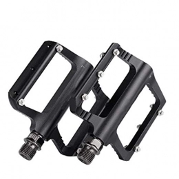 QiHaoHeji Spares QiHaoHeji Bicycle Pedals Road Cycling Bicycle Pedals Lightweight Fiber Mountain Bike Pedals (Color : Black, Size : 100x85x15mm)