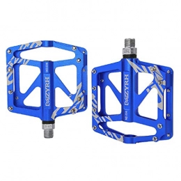 QJKai Spares QJKai Bike Pedals, Aluminum Alloy Durable Flat-Platform Pedals High-Strength Non-Slip Bicycle Pedals For Cycling Mountain MTB BMX Bike Bicycle Bearing 9 / 16 Inch