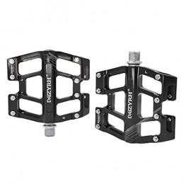 QJKai Spares QJKai Cycling Pedals, MTB Road Bike Flat Pedal Wide Bicycle Pedals Anti-skid Durable CNC Machined Aluminum Alloy With 3 Sealed Bearings 9 / 16", Fit Most Bikes, Lightweight