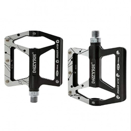 QJKai Mountain Bike Pedal QJKai Mountain Bike Pedals, 3 Sealed Bearings 9 / 16 Bicycle Pedals High-Strength Non-Slip CNC Aluminum Alloy Bicycles Platform Pedals For MTB BMX Bikes Road Cycling